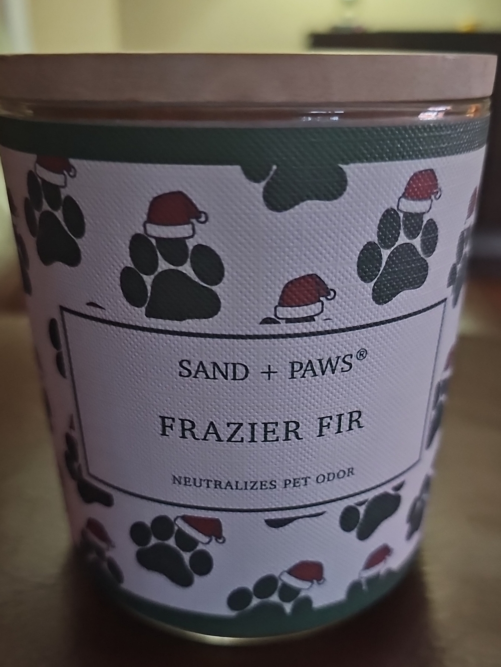 Sand & Paws Single-Wick Candle ~ Frazier Fir ~ Odor Neutralizer ~ 10 oz - Picture 3 of 4